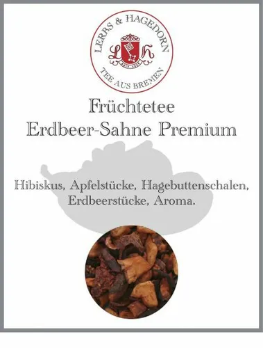 Früchtetee Erdbeer Sahne Premium 1kg