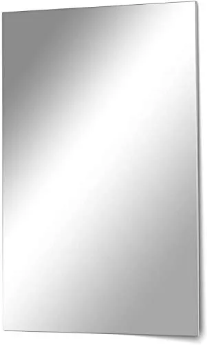 Homestyle Kristallspiegel 40 x 50 cm – Rahmenloser Wandspiegel - Dekorative Wandspiegel mit elegantem, rahmenlosem Design, ideal für moderne Räume und um das Licht zu reflektieren.