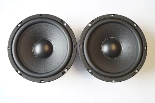 PG Audio Auto KFZ 16 cm Basslautsprecher Subwoofer Türlautsprecher Kickbass 2 Stück