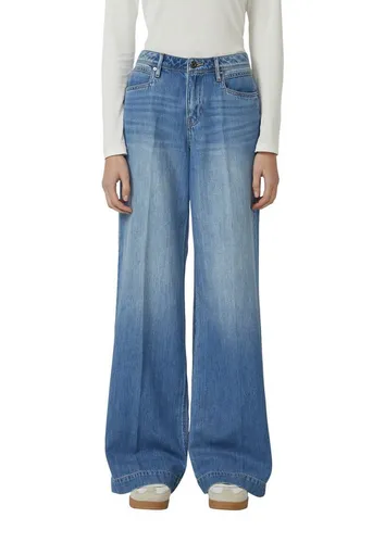 s.Oliver Weite Jeans im Five-Pocket Style blau 38 - Moderne, lässige Jeans in Weite mit Five-Pocket-Design, ideal für den Alltag. Aus atmungsaktivem Materialmix, pflegeleicht und bequem. Perfekt kombinierbar für einen entspannten Look.