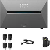 Anker SOLIX Solarbank 3 E2700 Pro - Balkonkraftwerk Speicher - Powerstation mit 2688Wh Kapazität, intelligenter KI-Steuerung und modular erweiterbar für maximale Energieeffizienz und Ersparnisse.