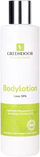 GREENDOOR Bodylotion Lime SPA 250ml, Skin Food für trockene Haut, vegane Körpermilch mit Bio Shea, frischer Duft, Naturkosmetik Body Lotion, natürliche Körperlotion unisex