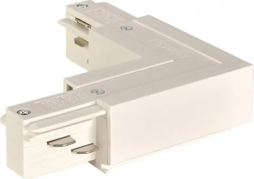 EUTRAC L-Verbinder für 3-Phasen HV-Schiene, Erde innen Eckverbinder 2, weiß