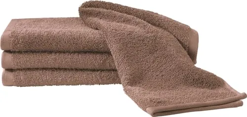 Erwin Müller Gästetuch-Set 4er-Pack braun Größe 30x50 cm von Erwin Müller