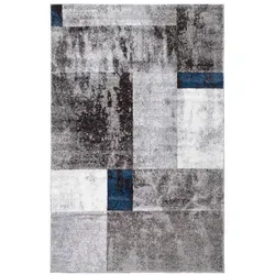 oKu-Tex Kurzflorteppich | Moderner Designteppich für Wohnzimmer - Teppich mit geometrischem Muster, besonders weicher Flor und pflegeleicht, ideal für stilvolle Wohnräume.