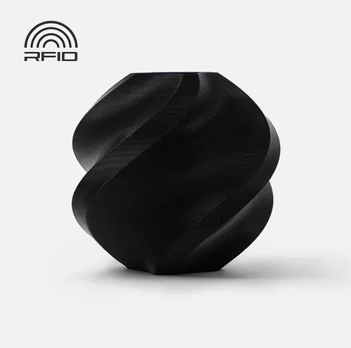 BL A00-K0-SPL Filament - PLA Basic Schwarz 1,75 mm 1 kg - 3D-Druck Filament, einfach zu drucken dank RFID-Technologie für müheloses Materialmanagement und große Farbauswahl. Ideal für kreative Projekte!