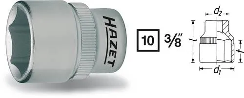 Hazet 880-7 Außen-Sechskant Steckschlüsseleinsatz 7 mm 3/8