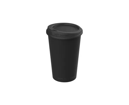 elasto Coffee-to-go-Becher 0,3 L Kaffeebecher mit Deckel robuster Mehrwegbecher, Made in Germany, BPA-frei, Teebecher, Coffee Mug, recycled Becher