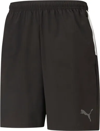PUMA Unisex Kinder Teamliga Sideline Jr Shorts, Puma Black-puma White, 152 EU - Hochwertige Shorts aus recycelten Materialien für einen kleineren ökologischen Fußabdruck. Mit dryCELL-Technologie für optimalen Tragekomfort und praktischer Reißverschlusstasche.