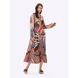 heine Etuikleid Druck-Kleid Langarm von Heine