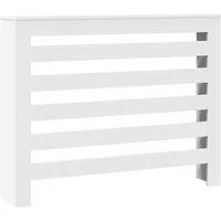 vidaXL Heizkörperverkleidung im modernen Latten-Design - Elektroheizkörper – stilvolle Heizkörperabdeckung aus langlebigem Holzwerkstoff, bietet zusätzlichen Ablageplatz und passt perfekt in jedes Wohnzimmer.