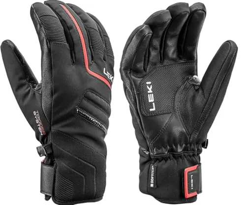 LEKI Falcon 3D Handschuhe in rot von LEKI