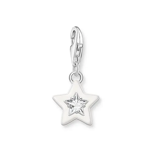 Thomas Sabo Charm-Anhänger Stern mit weißen Steinen von THOMAS SABO