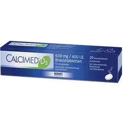 CALCIMED D3 600 mg/400 I.E. Brausetabletten 20 St