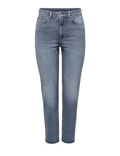 ONLY Slim Fit Jeans in Hellblau - W25/L30 - Moderne High Waist Jeans mit schmaler Passform und 5-Pocket-Design, ideal für einen stylishen Look im Alltag.