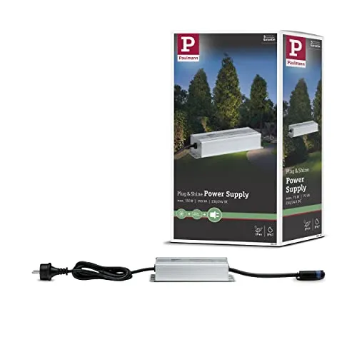 Paulmann Plug Shine Trafo Power Supply IP67 150 W - Outdoor Netzteil mit IP67 Schutz, sicher und langlebig für Gartenbeleuchtung bis 150 W