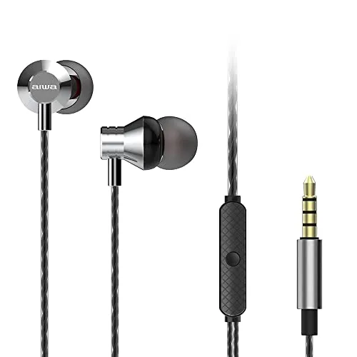 Aiwa ESTM-50SL In-Ear Headphones Silver in silber von Aiwa