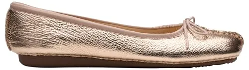 Clarks Damen Freckle Ice Ballerinas, Copper Metallic, 37 EU von Clarks