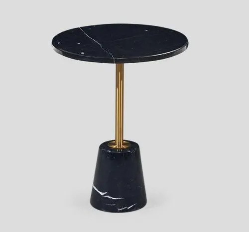 Couchtisch Luxus Design Rund aus Marmor