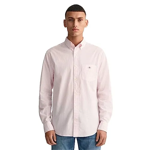 Gant Langarmhemd REG POPLIN STRIPE SHIRT, LIGHT PINK von GANT