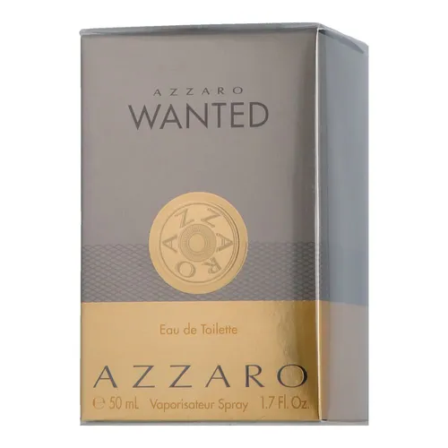 Azzaro Wanted Eau de Toilette Spray 50 ml - Herrendüfte mit einem dynamischen Duftprofil, das Kardamom, Vetiver und Tonkabohne kombiniert - ideal für den Mann, der das Leben in vollen Zügen genießt.