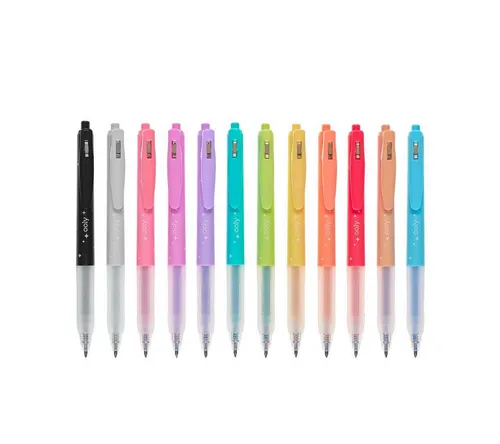 suebidou Malstift Gel Stifte 'Oh My Glitter!' – 12 Farben - Entdecke die glitzernden Gel Pens 'Oh My Glitter!' in 12 funkelnden Farben. Ideal für kreative Projekte, mit ergonomischem Griff und praktischem Klickmechanismus. Perfekt für Schule und Freizeit!