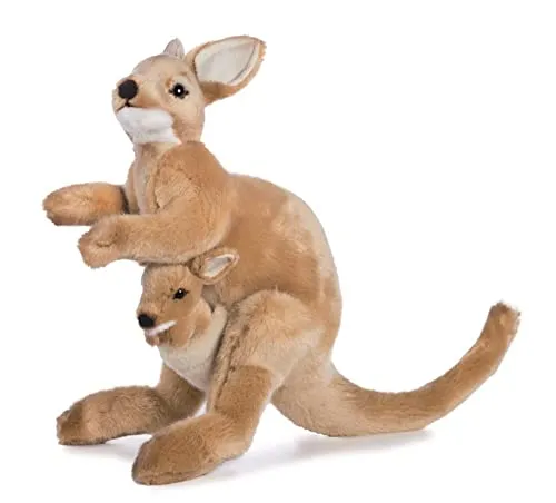 HANSA Plüschtier Wallaby mit Baby, 35 cm von Hansa
