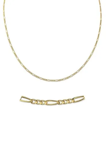 Firetti Collierkettchen Gold 333 oder 585 - Figarokettengliederung - Elegantes Kettenstück aus Gelbgold 333, ideal für jeden Anlass. Perfekt als Geschenk zu Geburtstagen oder Weihnachten. Made in Germany, inklusive Etui.