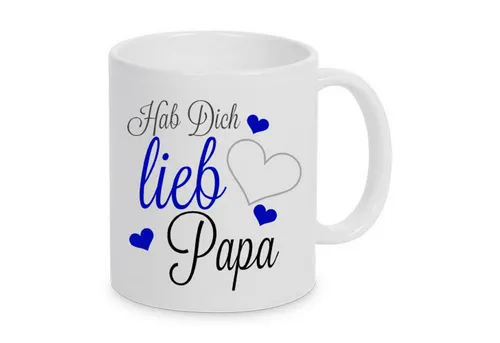 TASSENKING Tasse, Hab Dich lieb Papa - Tasse