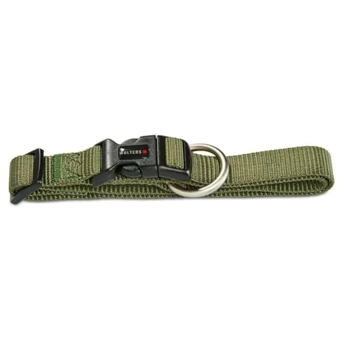 Wolters Halsband Professional extra-breit, Farbe:Olive, Größe:S 18-30 cm x 15 mm