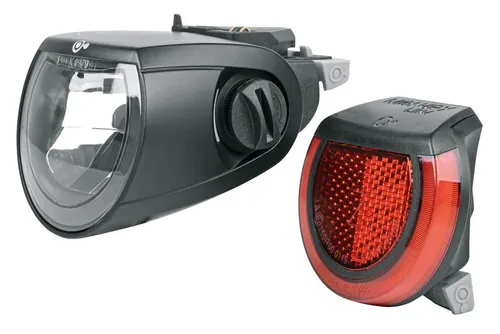 MonkeyLink ML-SkyeLight 60 LUX Set CONNECT - Fahrradbeleuchtung für E-Bikes mit 60 Lux Leuchtkraft und innovativer Magnethalterung für einfache Montage und Sicherheit beim Fahren.