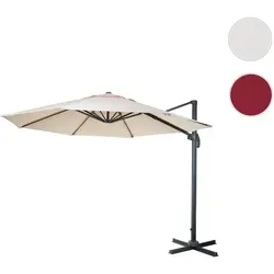 Mendler Gastronomie-Ampelschirm HWC-A96 in beige von Mendler