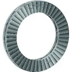 Nord-Lock Scheiben 1.4404 NL12spss, 100 Stück - Keilscheibe aus Edelstahl 1.4404, sorgt für sichere Schraubverbindungen durch Klemmkraft und ist ideal für weiche Materialien wie Aluminium.