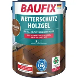 BAUFIX Wetterschutz-Holzgel 5 l (Nussbaum)