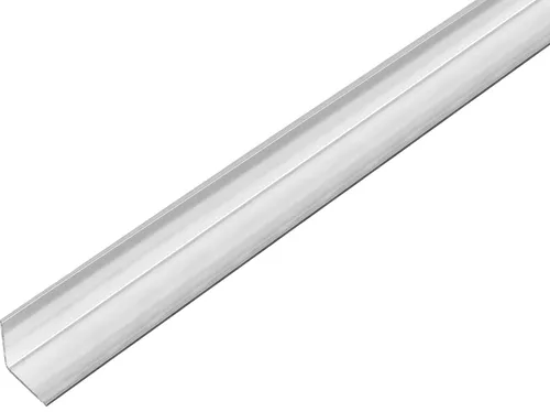 Alberts 499143 Winkelprofil | Edelstahl | 1000 x 10 x 10 mm | 2er Set
