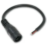 world-trading-net 5er Pack DC-Buchse 55x21mm Schwarz 15cm Kabel