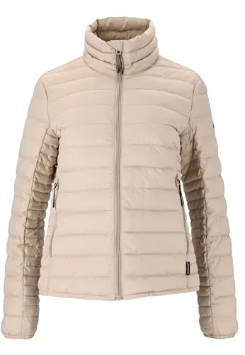 Whistler Damen Edge CFT+ Light Puffer Jacke - Größe S, Beige - Funktionsjacken mit wasserabweisender Isolierung, leicht und komprimierbar - perfekt für Wanderungen und Reisen.