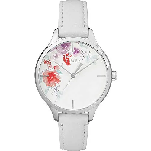 Timex Damen Analog Armbanduhr Crystal Bloom