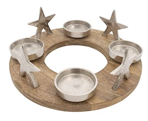 Kerzenständer Silber von CB Home & Style