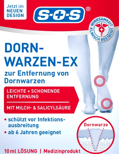 ✅ SOS Dornwarzen-Ex Warzenentferner 10ml von SOS