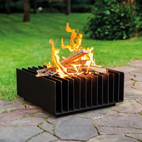 Gartenfeuerkorb Kratki ERIZO 44x22 - Feuerschale für den Außenbereich, einfach zu montieren und wetterfest, perfekt für gemütliche Abende im Garten.