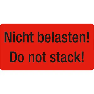 EICHNER Warnetiketten rot 