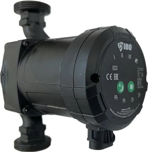 IBO Umwälzpumpe BETA2 25-60/180 | Elektronische Hocheffizienzpumpe für Warmwasserheizung - Wärmepumpen mit automatischem Anpassungsmodus für optimale Effizienz und Energieeinsparung. Geräuscharmer Betrieb und hohe Zuverlässigkeit.