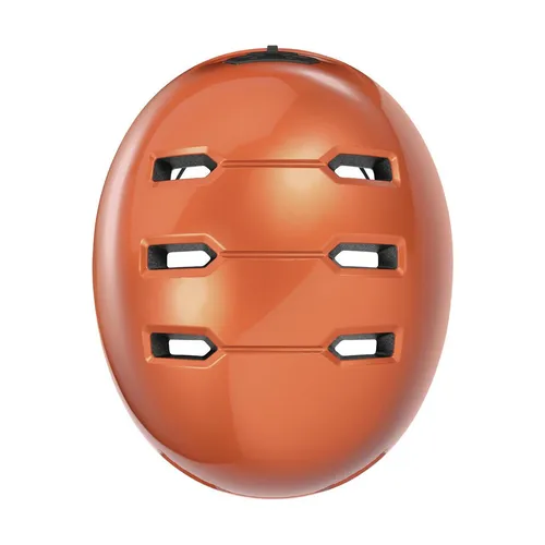 ABUS Skurb Kid Helm - Fahrradhelme für Kinder, leichter und robuster Skater-Helm mit individuellem Verstellsystem für optimalen Sitz und Platz für Zöpfe.