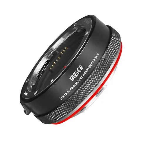 Meike AF Autofokus Control Ring Mount für Canon EF/EF-S an EOS R - Objektiv-Adapter für die Nutzung von EF/EF-S Objektiven an EOS R Kameras. Mit anpassbarem Steuerring und hochwertigem Metallgehäuse für optimale Handhabung und Schutz.