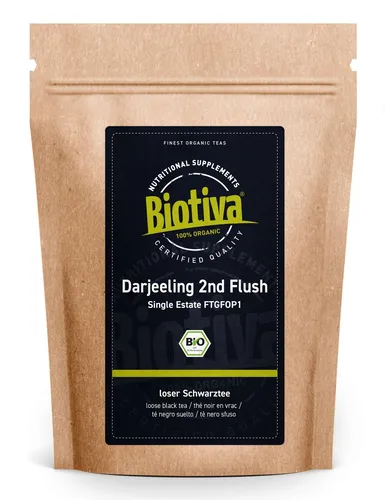 Darjeeling Second Flush FTGFOP1 Schwarztee 100g Bio