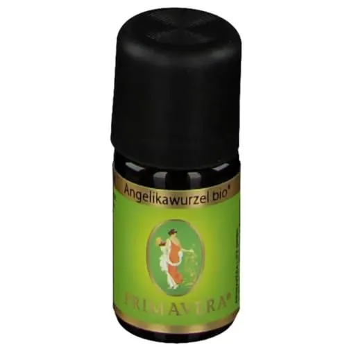 Primavera Angelikawurzel bio 5ml - Aromatherapie: Ätherisches Angelikawurzelöl stabilisiert die Psyche und stärkt das Immunsystem. Ideal bei Erschöpfung, Ängsten und zur Förderung von Balance und innerer Ruhe.
