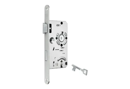 SO-TECH® Einsteckschloss Türschloss Dornmaß 55 mm Zimmertürschloss, Buntbart, Klasse 1, Stulp 20 mm von BKS