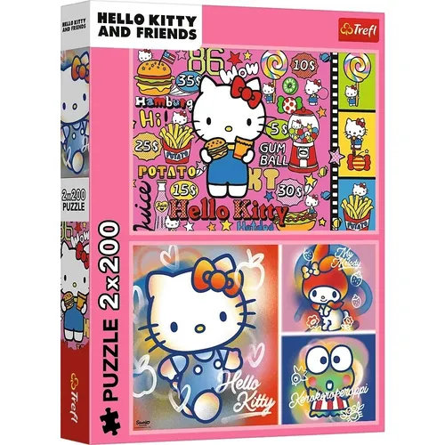 Puzzle 2x200 pieces Hello Kitty and friends Trefl 5900511133363