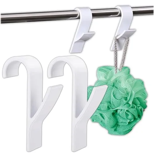 KRUMAD Heizkörper Haken zum Einhängen, Handtuchhalter Heizung ohne Bohren aus PP, 2er Set Handtuchhaken für Badheizkörper und Heizkörper im Badezimmer, Ideal für Handtücher und Bademäntel